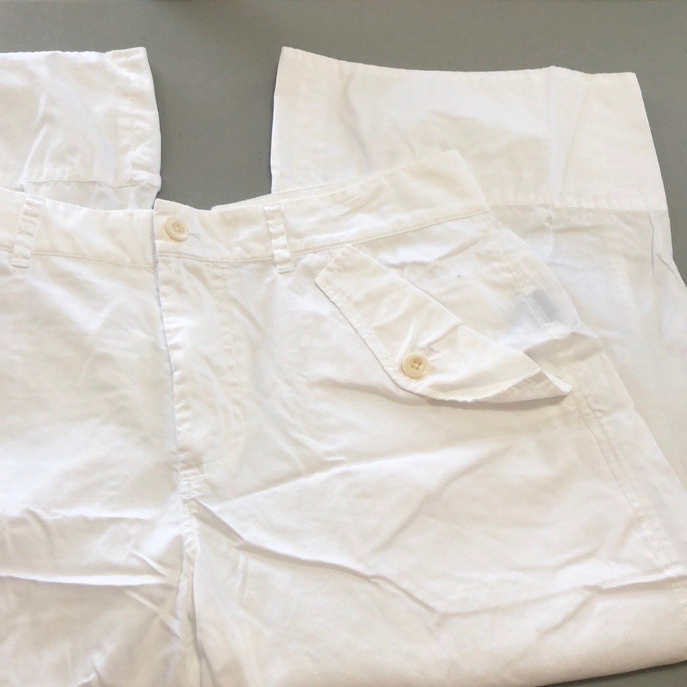 Ralph Lauren wide leg cropped pants size 10